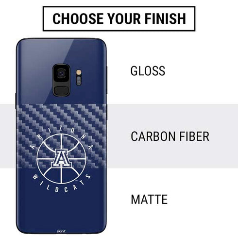 University of Arizona Basketball Mark Blue Galaxy S9 Skin
